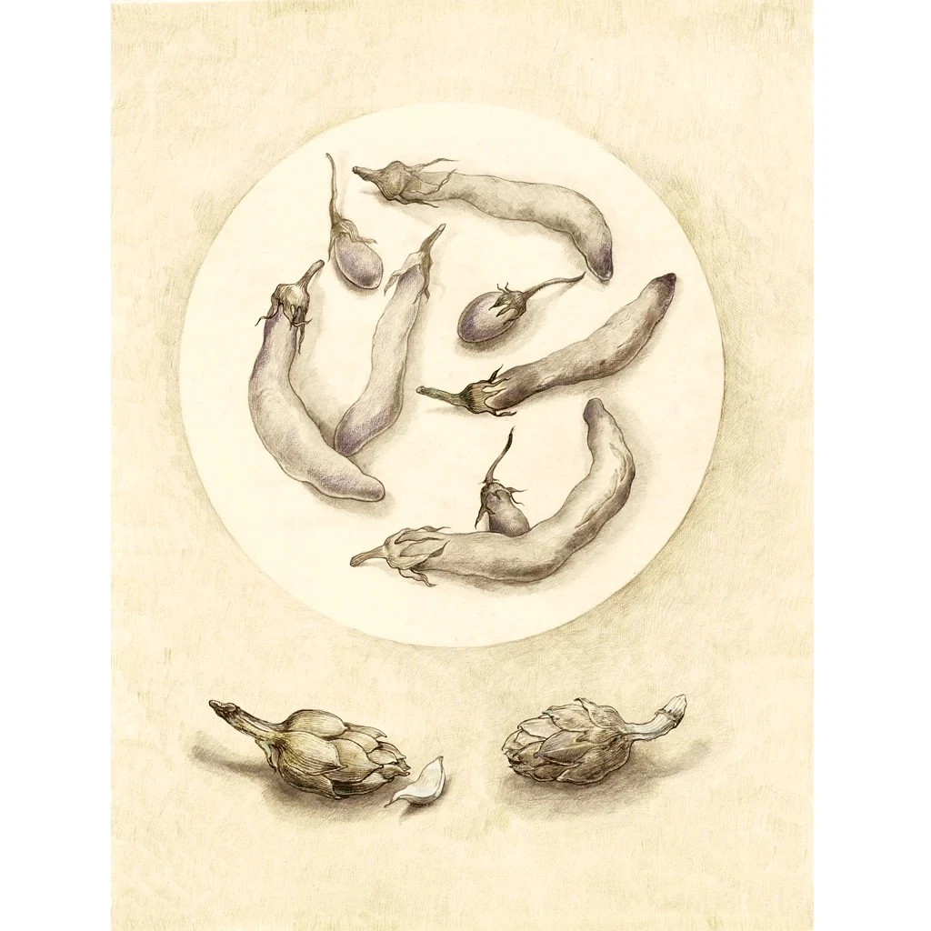 Auberginen, Artischocke